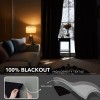 Deconovo Store 2 Cortina Forro Blackout Aislamiento Térmico Ruido 107x214cm