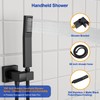 Dcolora 10 In. Rainfall Shower System with Handheld, Matte Black