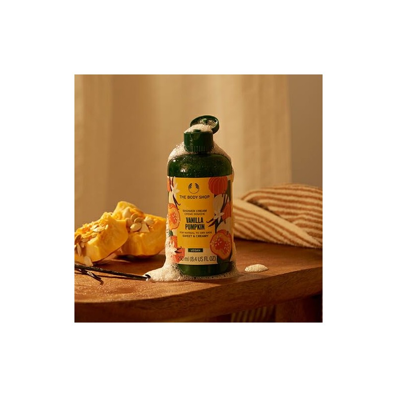 The Body Shop Shower Cream VA Pumpkin, 8.5 fl oz
