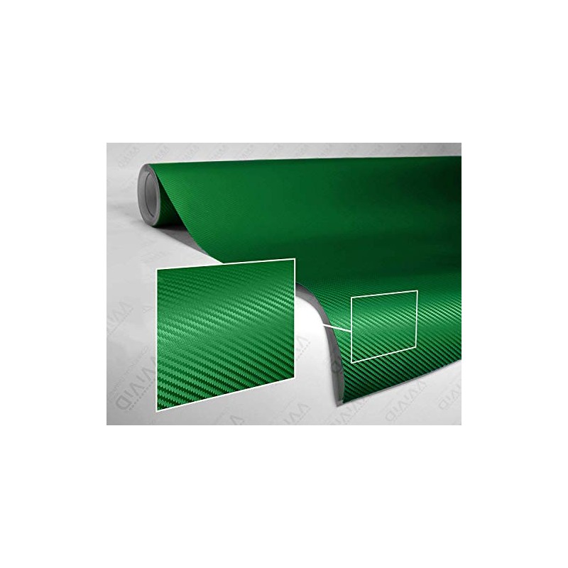 VViViD Dark Green Carbon Fiber Car Wrap Vinyl Roll with