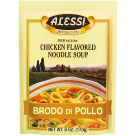 Alessi Soup Mix Brodo di Pollo Chicken Flavored Noodle Soup, 6 Ounce (Pack of 1)