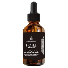 Hotel Collection Diffuser Oil Inspired by The W Hotel Scent, Luxury Essential Oils for Diffusers for Home, Bedroom, Office, Bathroom & Living Room, Long Lasting Aroma, 10.2 FL Oz (24K Magic)