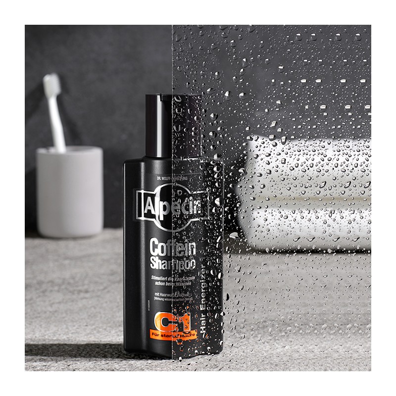 Alpecin Caffeine Shampoo C1 Black Edition 375ml 2 x Root