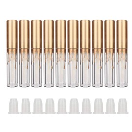 10 Pack 2.5ML Empty Lip Gloss Bottles, Mini Refillable Lip Gloss Bottles, DIY Lipstick Bottle Container Makeup Tool