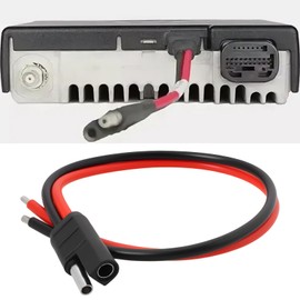 Create idea 2 x 12V Radio Power Cable Compatible with Motorola DM1400, DM3400, DM3600, DM4400e, DM4600e, GM340, GM360, GM380