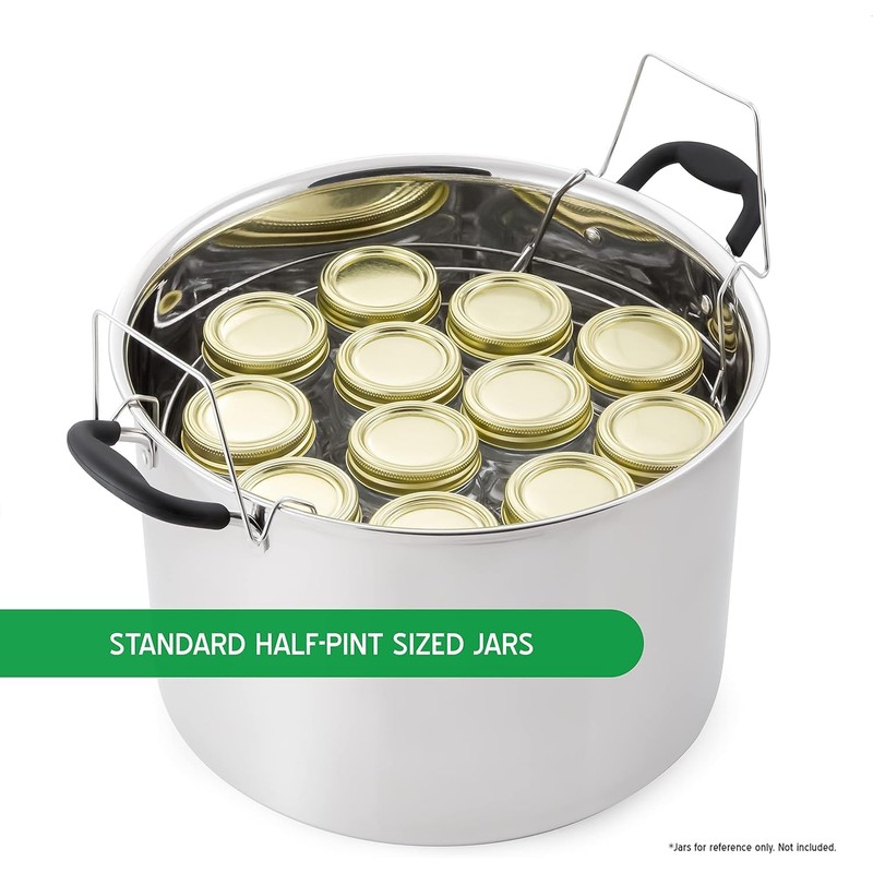 Prep•N•Cook by McSunley 21.5Qt Induction Stainless Steel Water Bath Canner