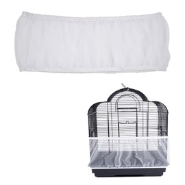 Pssopp - Funda para jaula de pájaros, 4 colores, con ventilación, malla de nailon para pájaros, jaula de pájaros, bolsa de semillas de gran tamaño, para atrapar semillas, #3