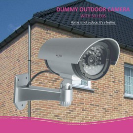 ELRO CDB25S-2 Outdoor Dummy Surveillance Camera with LEDs Pack of 2