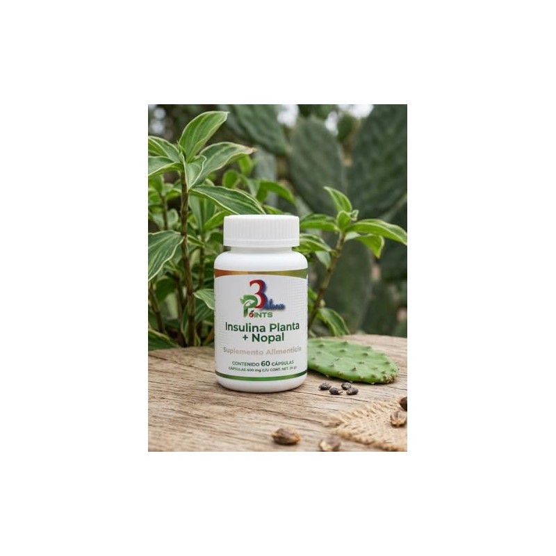 Insulina Planta + Nopal Cápsulas 60