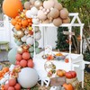 155 Pcs Fall Balloons Garland Kit for Autumn Party Decorations,Orange