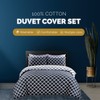 DTEX HOMES 100% Cotton Duvet Cover Set Printed Reversible Duvet