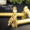 ILAISIHOME 1-1/8 Inch Diameter Brushed Gold Curtain Rod with Bird