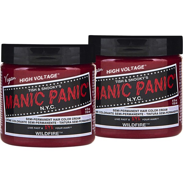 Manic Panic Wildfire Red Hair Dye Classic 2 Pack