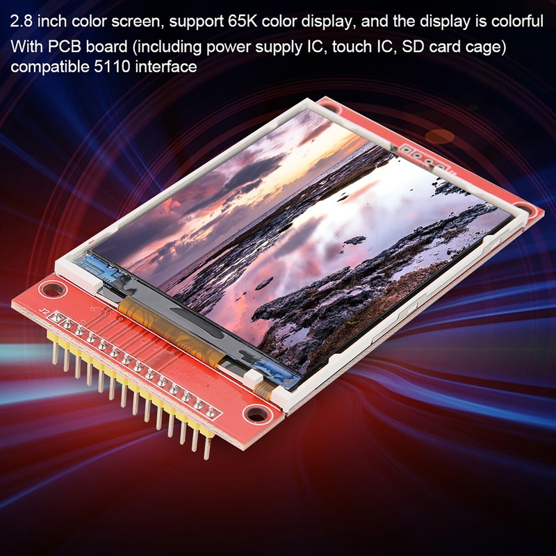2.8 Inch TFT SPI Serial Port LCD Touch Panel Module