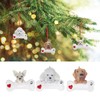 Christmas Tree Dog Resin Pendant Wear Resistant DIY Xmas Puppy