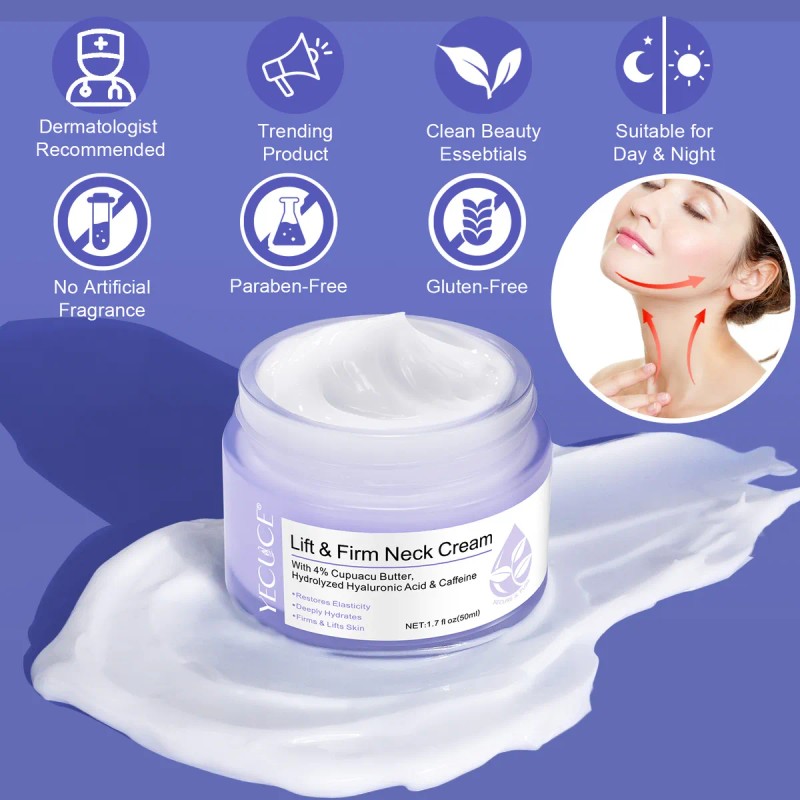 Crema Para Eliminar Arrugas Del Cuelloblanqueadora Piel 50ml