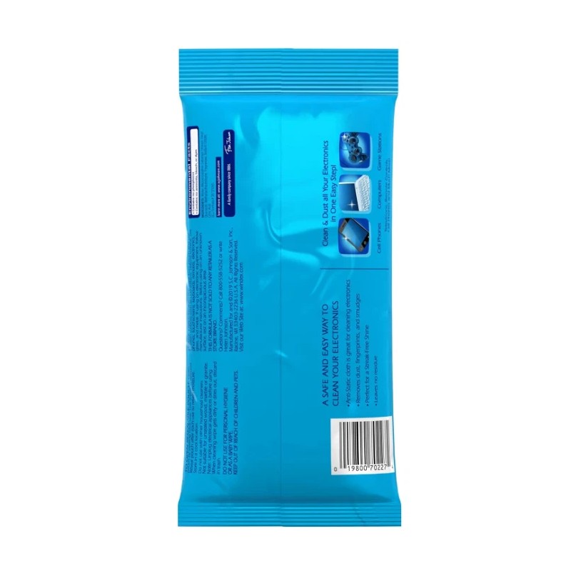 Windex Electronics Wipes Pre-Moistened Clean and Provide a Streak-Free Shine,