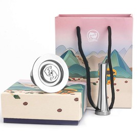 Refillable Coffee Capsule made of Stainless Steel for Refilling - Reusable Refill Capsules for Nespresso Machines Espresso Capsule with Tamper (Gift Set (1 Pod,1 Tamper)