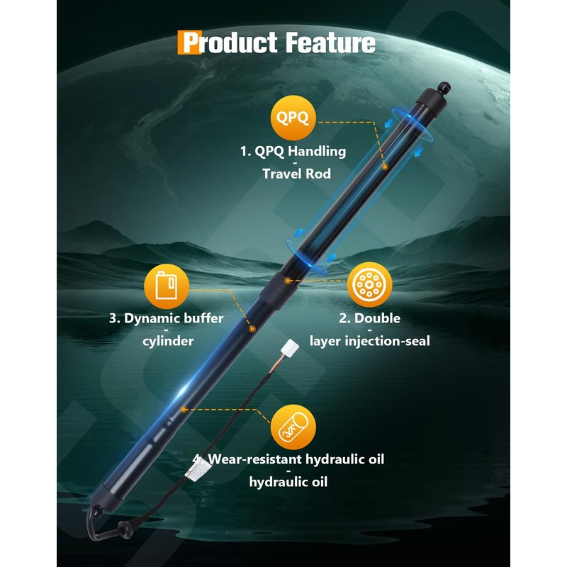 SCITOO Rear right Tailgate Power Lift Support Shock Strut Fit