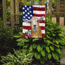 Caroline's Treasures RDR3028GF Goat Garden Flag Mailbox Flag Decorative Yard Flag Banner Outside Patio Artwork Yard Flower Beds, Garden Size, Multicolor