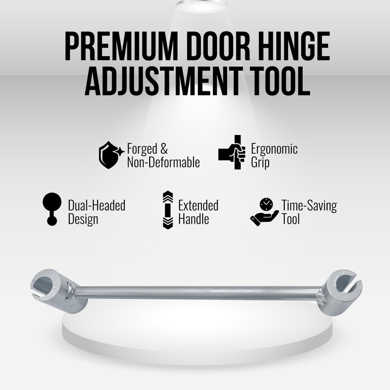 Eveco Door Hinge Gap Adjustment Wrench Tool - Universal Door