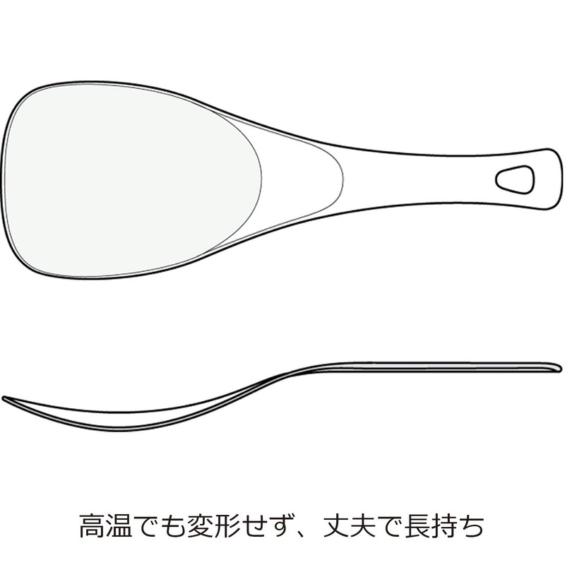 Nonoji Rice Paddle Stainless Steel SMJ-001