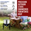 Sonret Single Burner Propane Gas Stove - Square Outdoor Propane