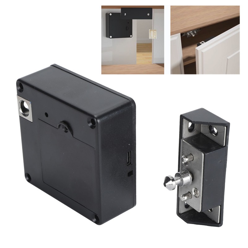 Hidden NFC Lock Electronic Drawer Locks Invisible Cabinet Lock Punch