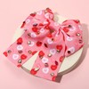 Valentine’s Day Hair Bows for Women Conversation Heart Hair Bow