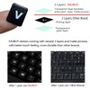 3 Pack Universal Russian Keyboard Stickers (6-in-1), Cyrillic Keyboard Letter