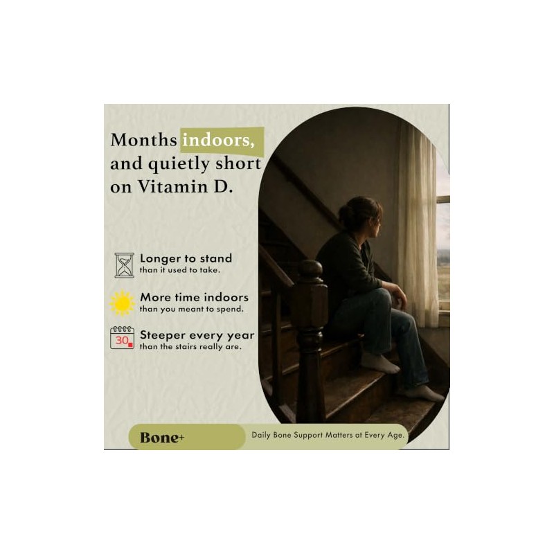 Bone+ Vitamin D3 4000IU with K2 MK-7 100mcg | Bone