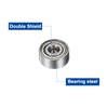 sourcing map 8Pcs MR62ZZ Small Bearing, 2mm ID 6mm OD