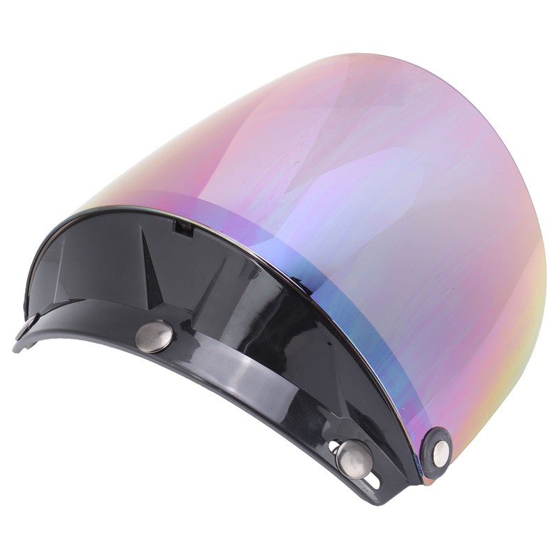 Motorcycle Helmet Lens Metal Button Removable UV Protection Adjustable Motorbike