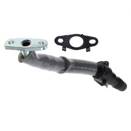 AUTOKAY Turbo Oil Return Pipe Tube with Gasket Fit for 2011-2019 Chevy Cruze Sonic Trax Buick Encore 1.4L, Engine Turbocharger Oil Return Hose Line Replace# 55587854 55569839