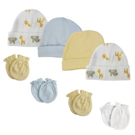 UD_Baby Boys Caps And Mittens (pack Of 8) Nc_0372