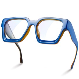 livho Blue Light Blocking Glasses for Women, Blue Light Glasses Oversized Rectangle Chic Preppy, Fashion Glasses