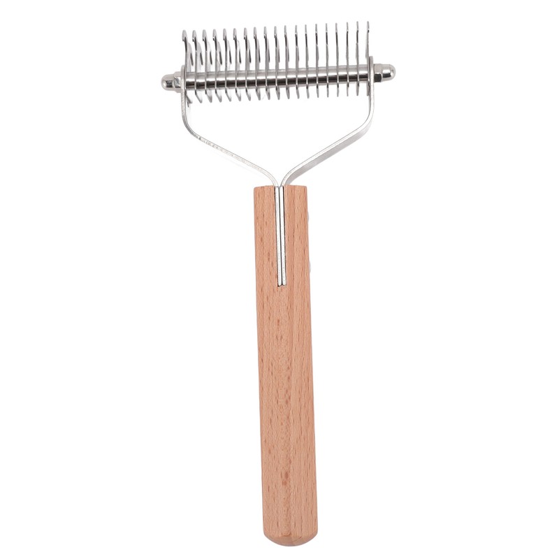 Pet Dematting Comb Double Sided Shedding Brush Stainless Steel Pet
