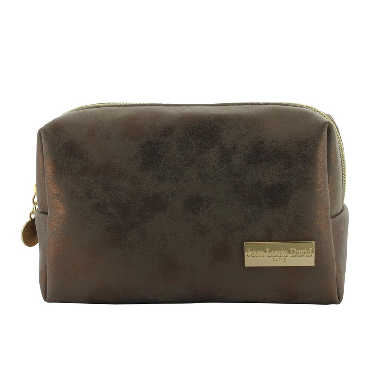 Jean Louis David Black Classic Cosmetic Bag Random Color, black,