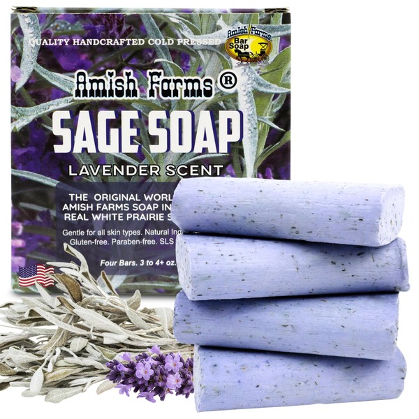 Amish Farms Amish Farms Sage Soap Bar, Original Recipe with