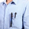 2 Pieces Pocket Screwdriver 4 in 1 Portable Screwdriver Multi-Tool