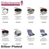 SILBERKANNE Silver Tastevin Tasting Bowl, Premium, Elegant Plated