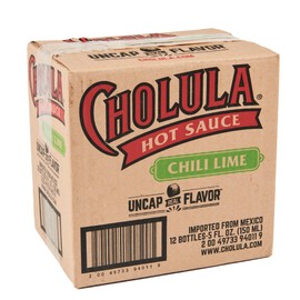 Cholula Hot Sauce, Chili Lime, Kosher, 5 Fluid Ounce (Pack of 6)