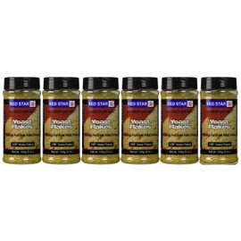 Red Star Nutritional Yeast - VSF Mini Flake -- 5 oz Each (Pack of 6)