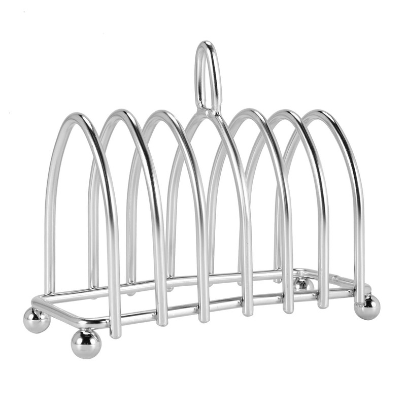 Restrdt Toast Bread Rack Holder 6 Steel Toast Rack with