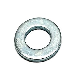 Merriway BH03676 (25 Pcs) Flat Steel Washer, M6 (1/4 inch) Bright Zinc Plated - Pack of 25 Pieces