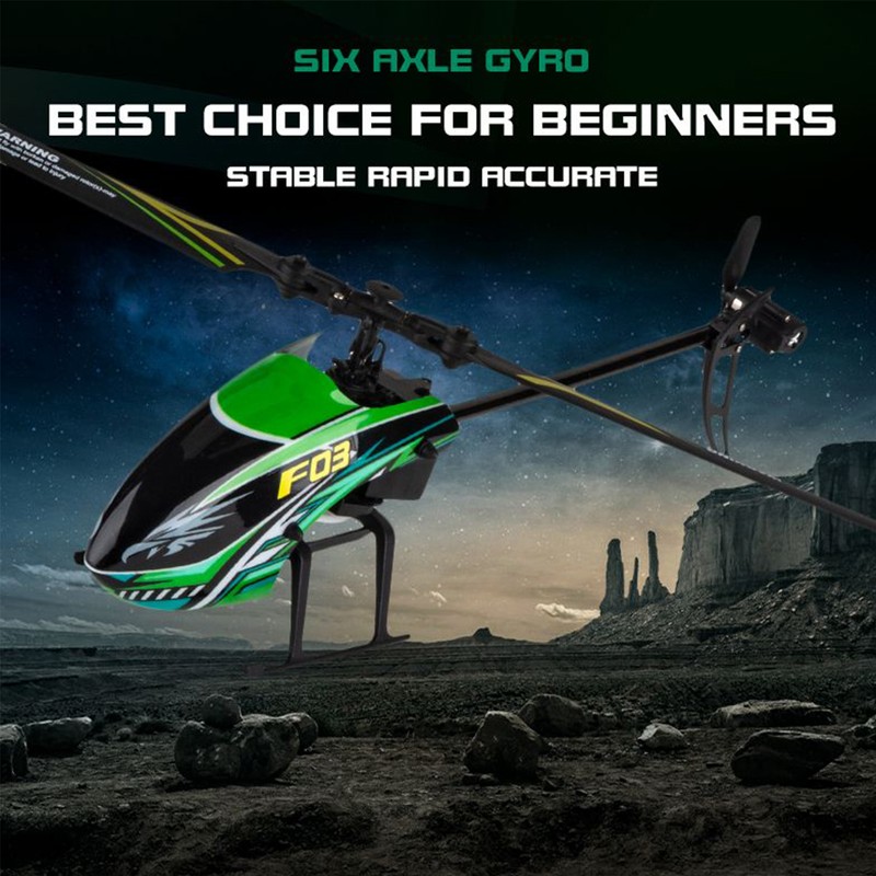 YU XIANG F03 RC Helicopter 4CH Flybarless One Key Take