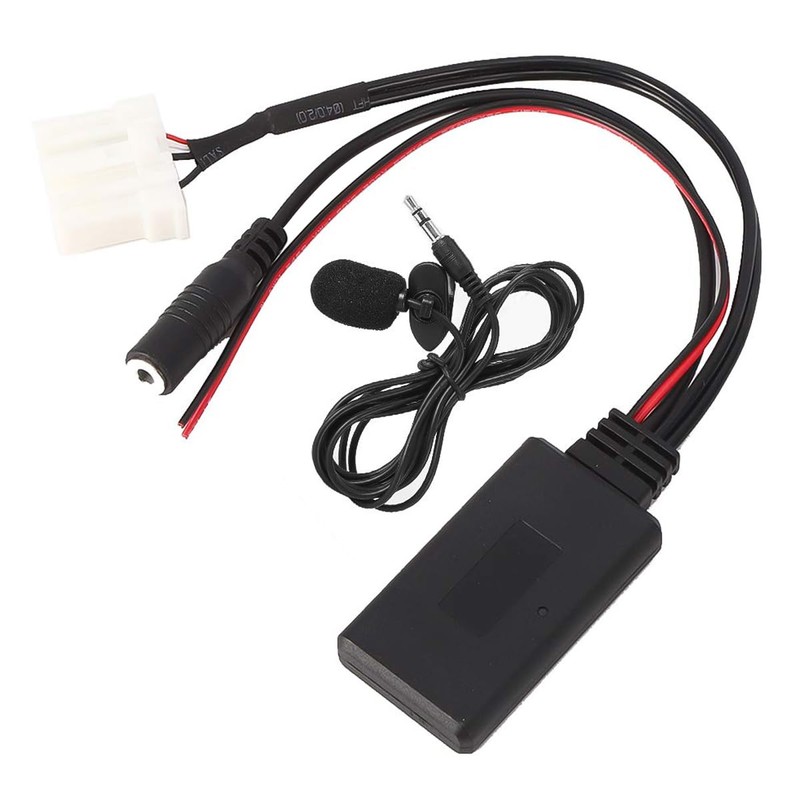 Sarini Car Bluetooth Microphone Aux Cable Adapter 5-12V Car Bluetooth