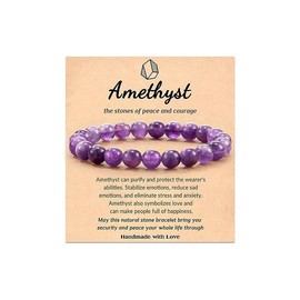 YANCHUN Bead Bracelets for Women, Crystal Bracelet, Bead Bracelets, Chakra Bracelets for Women, Natural Stone Bead Bracelet for Women, Gifts, Metal, No gemstone