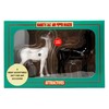Ebros Adorable Love Locked White And Black Horse Valentines Twin