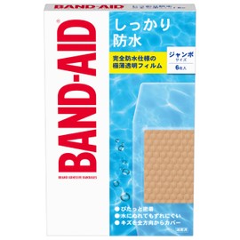 BAND-AID(バンドエイド) しっかり防水 ジャンボサイズ 6枚